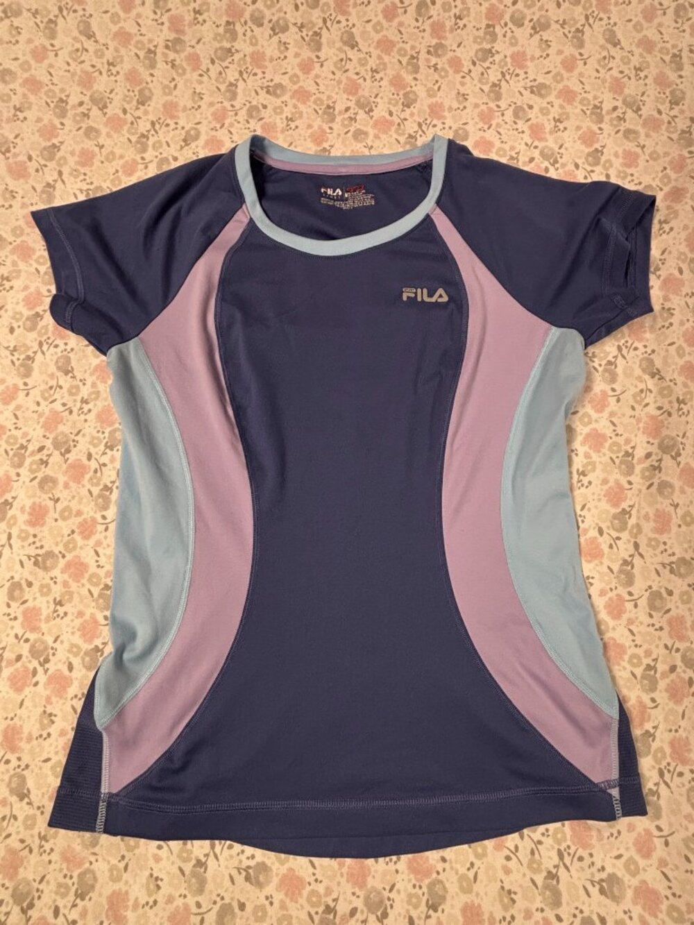 Fila Sport Women's Medium Workout Top - Purple, Blue, Lavender